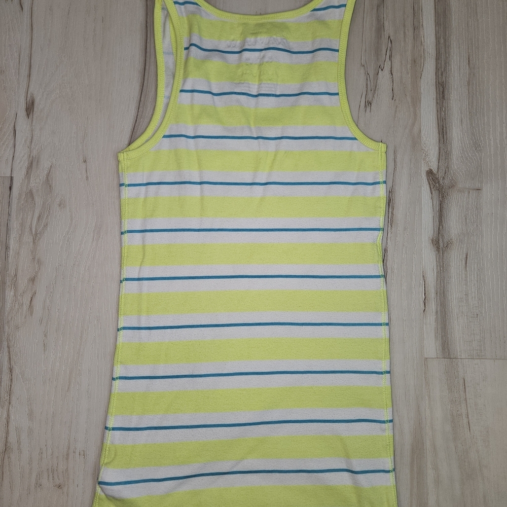 Striped & Solid Women’s Tank Top Bundle - Green, Yellow, Mauve, Teal - Picture 14 of 16
